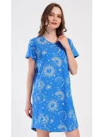 Dámske domáce šaty s krátkym rukávom Moon Dámske domáce šaty s krátkym rukávom Moon