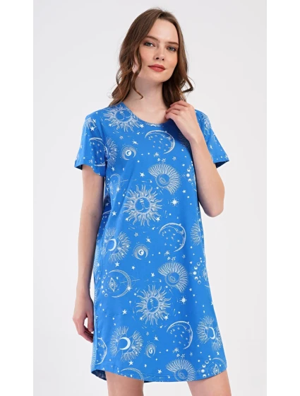 Dámske domáce šaty s krátkym rukávom Moon Dámske domáce šaty s krátkym rukávom Moon