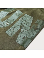 Pánske tepláky s khaki potlačou (8K191) Pánske tepláky s khaki potlačou (8K191)