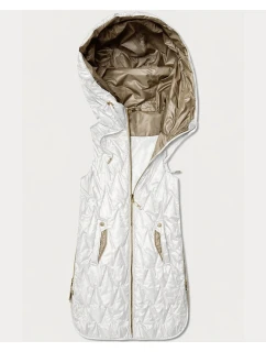 kamizelka damska ze  Goodlookin ecru model 22026384 - S'WEST