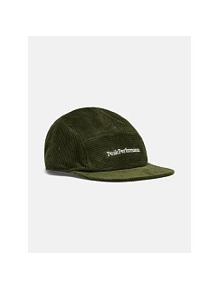 Čiapka PEAK PERFORMANCE Cord Cap, zelená farba