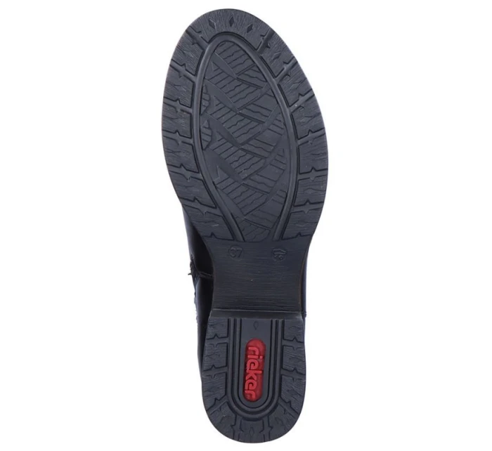 Kožené boty Rieker W model 21891294 černá - Inny