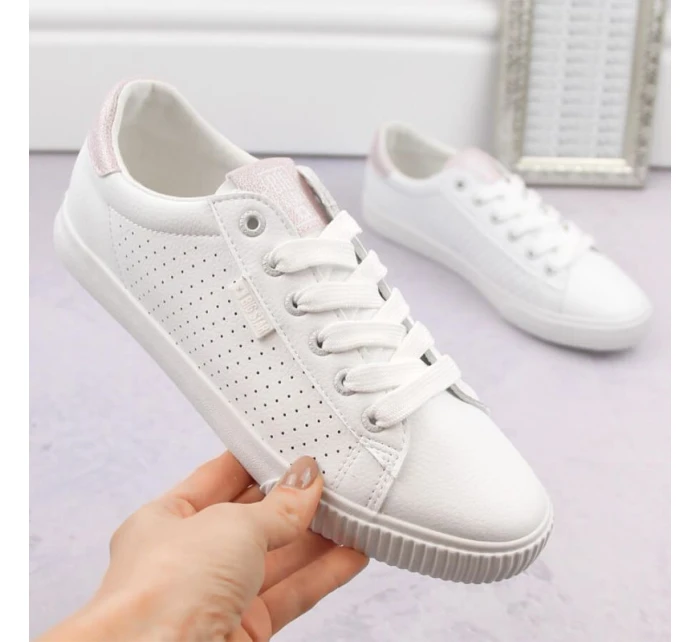 W model 20773180 Bílé nízké tenisky - Big Star