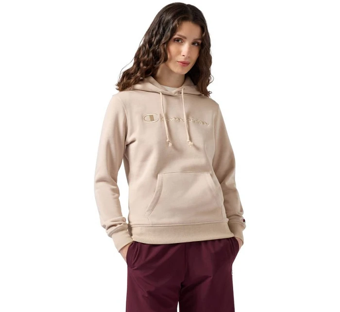 Dámská mikina s kapucí beige model 21812378 - CHAMPION