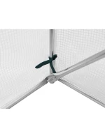 SKLENÍK ZÁHRADNÝ TUNEL 200X300X200CM PE KONŠTRUKCIA BIELA OCEĽ