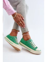 Niskie Trampki Damskie Big Star NN274268 Zielone