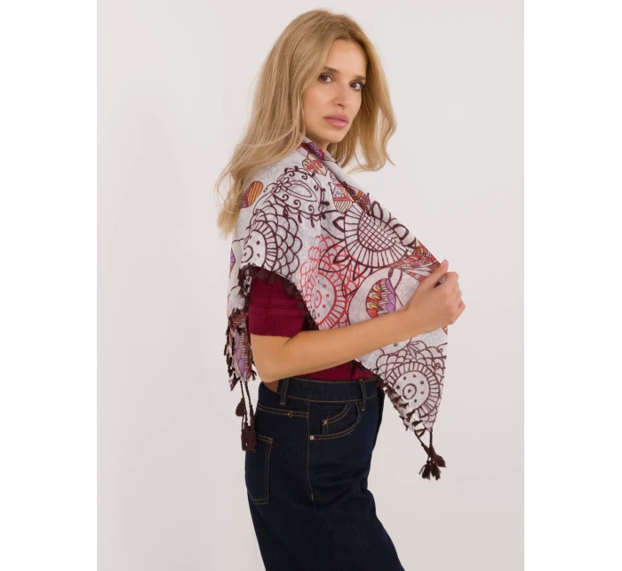 Závoj AT CH model 20527660 tmavě hnědý - FPrice