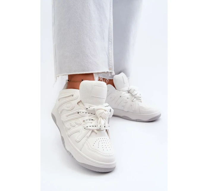 Dámske tenisky z ekokože biele Berilla Dámske tenisky z ekokože biele Berilla