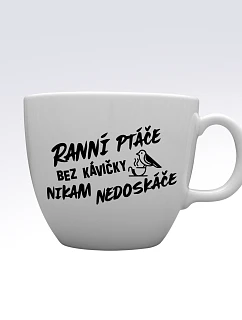 RANNÁ KÁVA BEZ KÁVY - MEGA XXL keramický hrnček 1000 ml