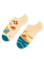 Asymetrické pánske ponožky ťapky More 009