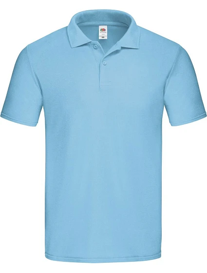 Fruit of the Loom Original Polo Pánske piqué polo 16.3050 nebovo modré Fruit of the Loom Original Polo Pánske piqué polo 16.3050 nebovo modré