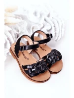 Dětské Sandály S Vzorem Černé model 21555432 - Boto Dětské Sandály S Vzorem Černé model 21555432 - Boto