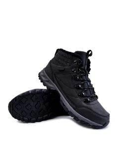 Pánské zateplené boty Trekingové boty model 21603190 Černe - Cross Jeans