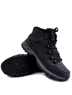 Pánské zateplené boty Trekingové boty model 21603190 Černe - Cross Jeans