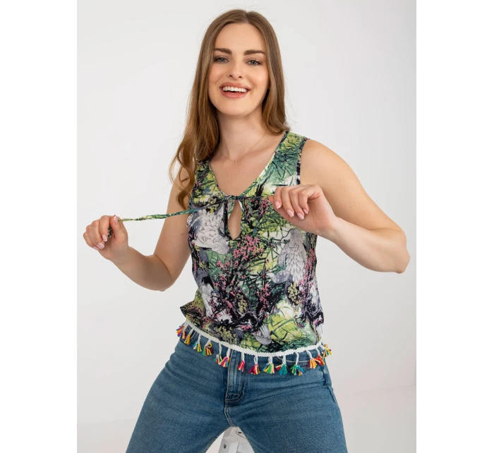 Blúzka AT BZ 2401D.71 vápno Blúzka AT BZ 2401D.71 vápno