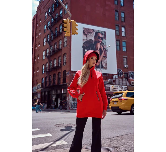 Dámská mikina model 19358956 červená Made Of Emotion - Moe