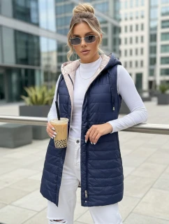 Kamizelka damska MELANI granatowa FashionStreet TY3415