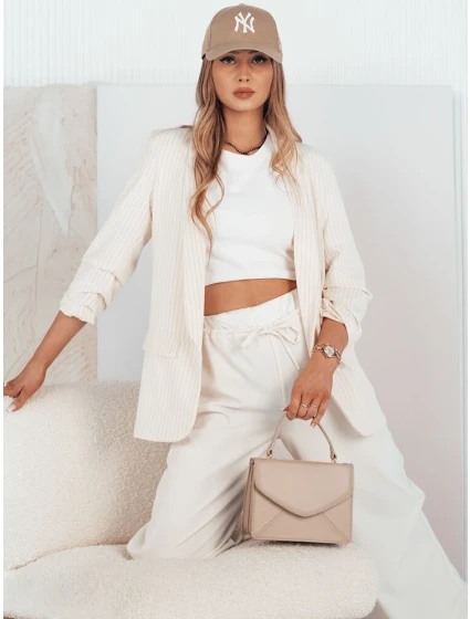 Dámska bunda OPTON ecru FashionStreet PY0094