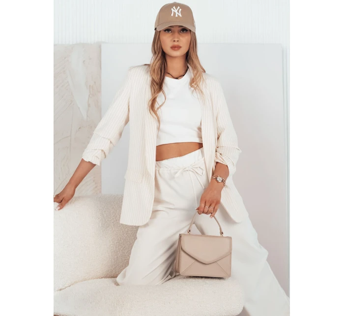 Dámska bunda OPTON ecru FashionStreet PY0094