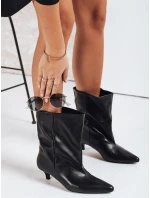 Dámské černé kozačky Dstreet model 21993430 - FashionStreet
