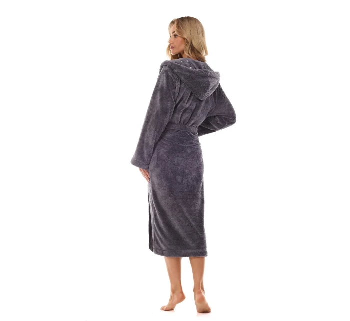 Dlouhý dámský župan model 20217008 Night SXL - L&L