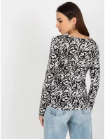Dámska blúzka LK BZ 509198 1.49P biela a čierna - FPrice