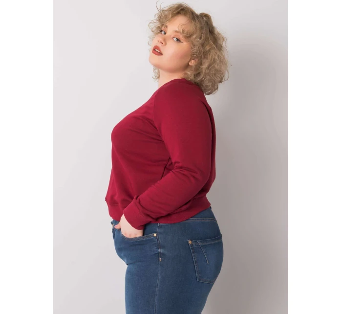 Mikina RV BL 6326.02X gaštanová