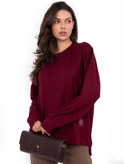 Bluza RV BL model 21807940 bordowy - FPrice