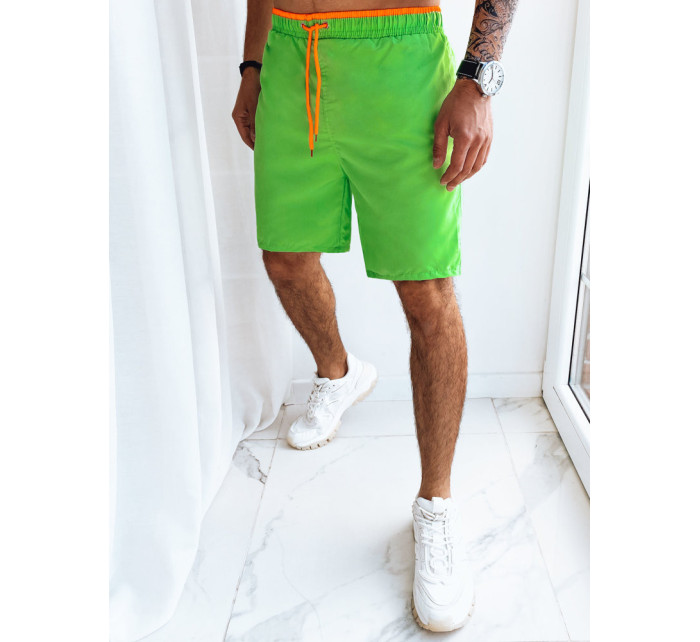 Svetlo zelené pánske plavecké šortky Dstreet SX2298
