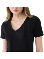 Dámske tričko slim fit 4FWSS25TTSHF1990 20S Black - 4F