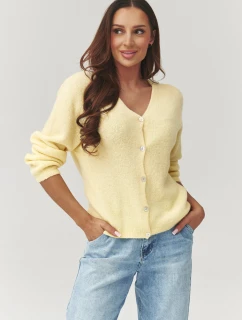 Sveter na gombíky model 223254 Makadamia