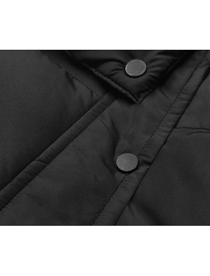 PRZEJŚCIOWA KRÓTKA KURTKA Z KAPTUREM CZARNA model 21245752 - J.STYLE PRZEJŚCIOWA KRÓTKA KURTKA Z KAPTUREM CZARNA model 21245752 - J.STYLE