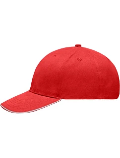 MB 6 panelová sandwich kšiltovka 03. red/white model 22495836 - Daiber