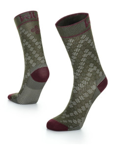 Ponožky Cycler-u khaki - Kilpi