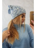 Fleecová čepice  modrá model 18751337 - K-Fashion