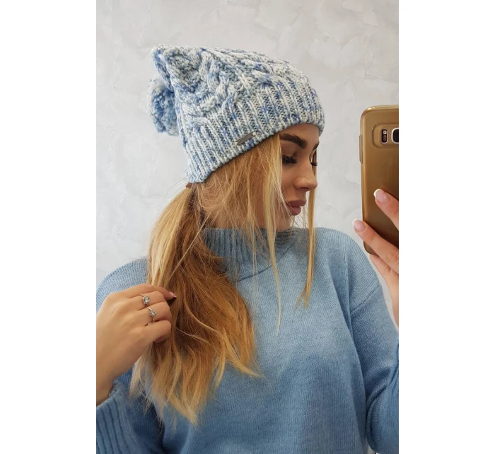 Fleecová čepice  modrá model 18751337 - K-Fashion