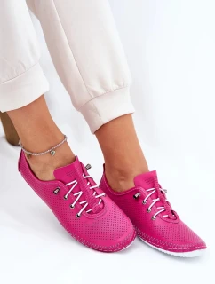 Dámske topánky Artiker z prírodnej kože - ružové