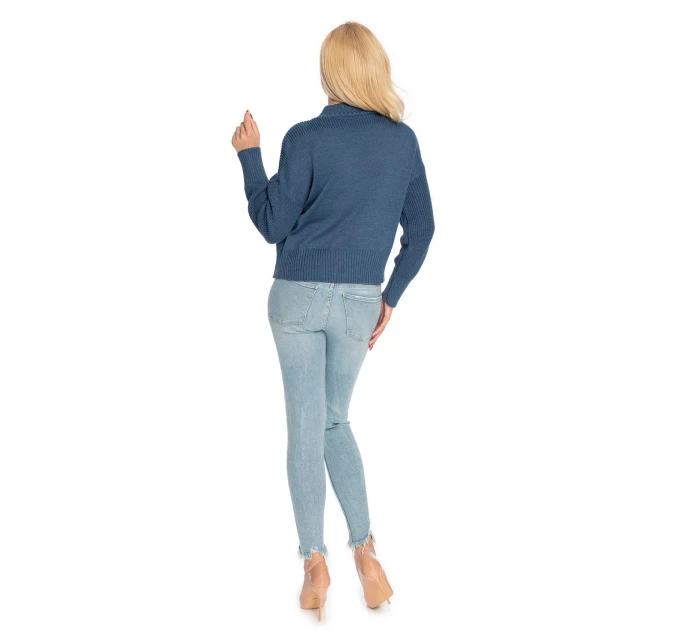 Dámský svetr model 20776228 Jeans modrá - PeeKaBoo