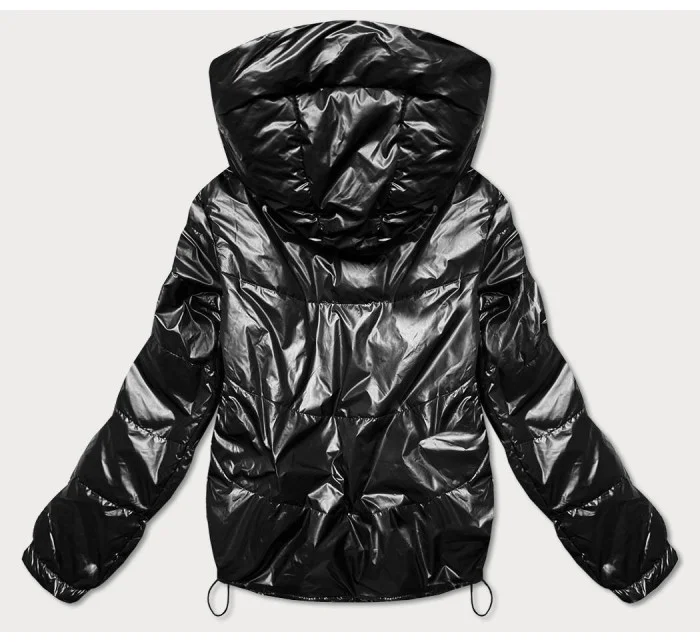 Čierna/béžová dámska bunda (BH-2204) Čierna/béžová dámska bunda (BH-2204)