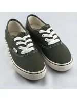 Dámské šněrovací tenisky v khaki barvě model 17112666 - ANDY-Z