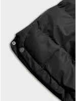 Dlhšia čierna dámska zimná bunda (5m736-392) Dlhšia čierna dámska zimná bunda (5m736-392)