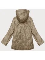 zateplená prošívaná dámská bunda v barvě cappuccino model 19709810 - S'WEST zateplená prošívaná dámská bunda v barvě cappuccino model 19709810 - S'WEST