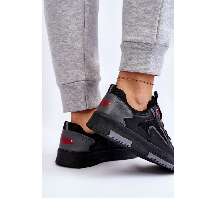 Damskie Niskie Sneakersy Cross Jeans LL2R4012C Czarne