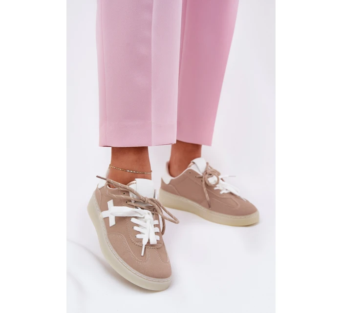 Nízké Dámské Sportovní Boty Béžové model 21685644 - Boto