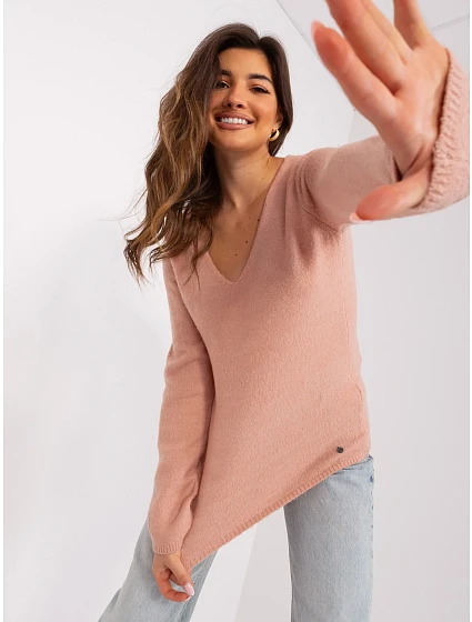 Sweter model 19005850 jasny różowy - FPrice