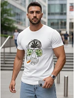 FashionStreet pánske biele tričko RX4922