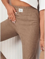 Dámske tepláky MORSI camel FashionStreet UY2041