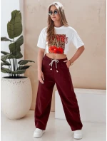 Dámské tričko oversize s  bílé Dstreet model 21988872 - FashionStreet