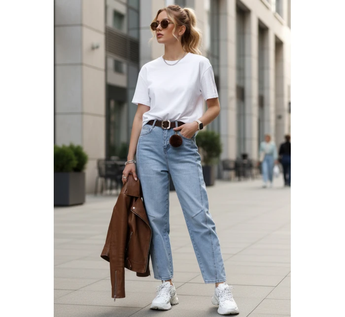 Dámské džíny střihu s páskem Dstreet model 21996312 - FashionStreet