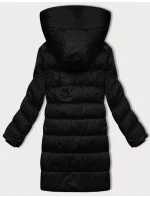 Zimowa pikowana kurtka damska czarna model 21248657 - S'WEST